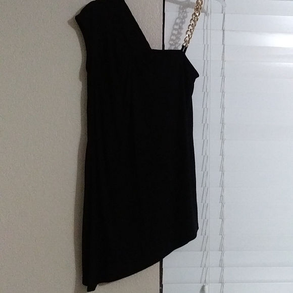 Allen B One Shoulder Black Blouse Size XS - Picture 6 of 17